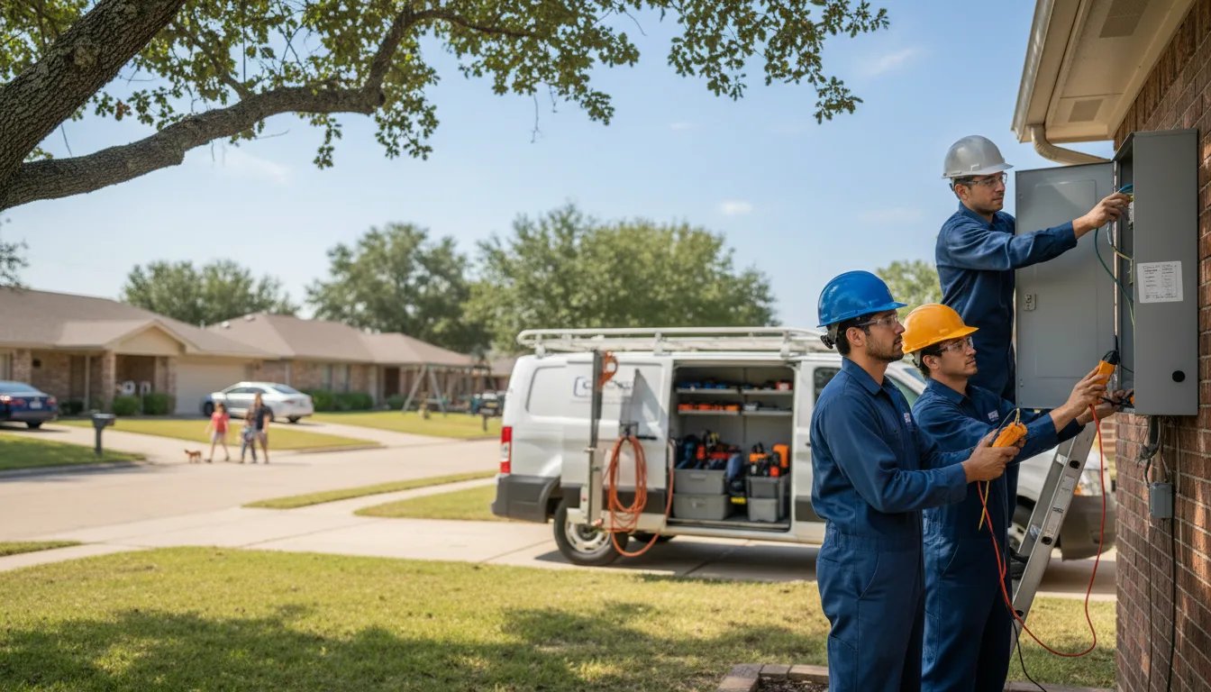Certified electrician providing emergency electrical services in Clarksville, AR